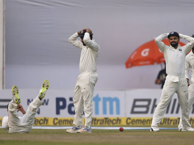 India's poor fielding at slips in the Delhi Test | AP
