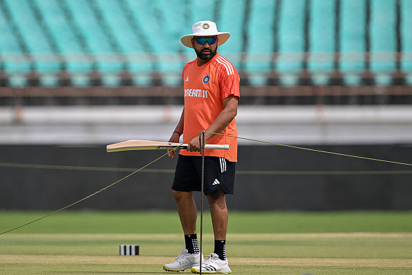 Rohit Sharma in Rajkot | Getty Images