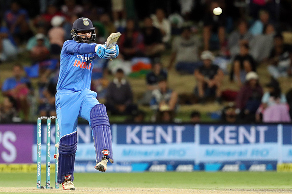 Dinesh Karthik along with Krunal Pandya almost pulled off a heist for India in the third T20I | Getty