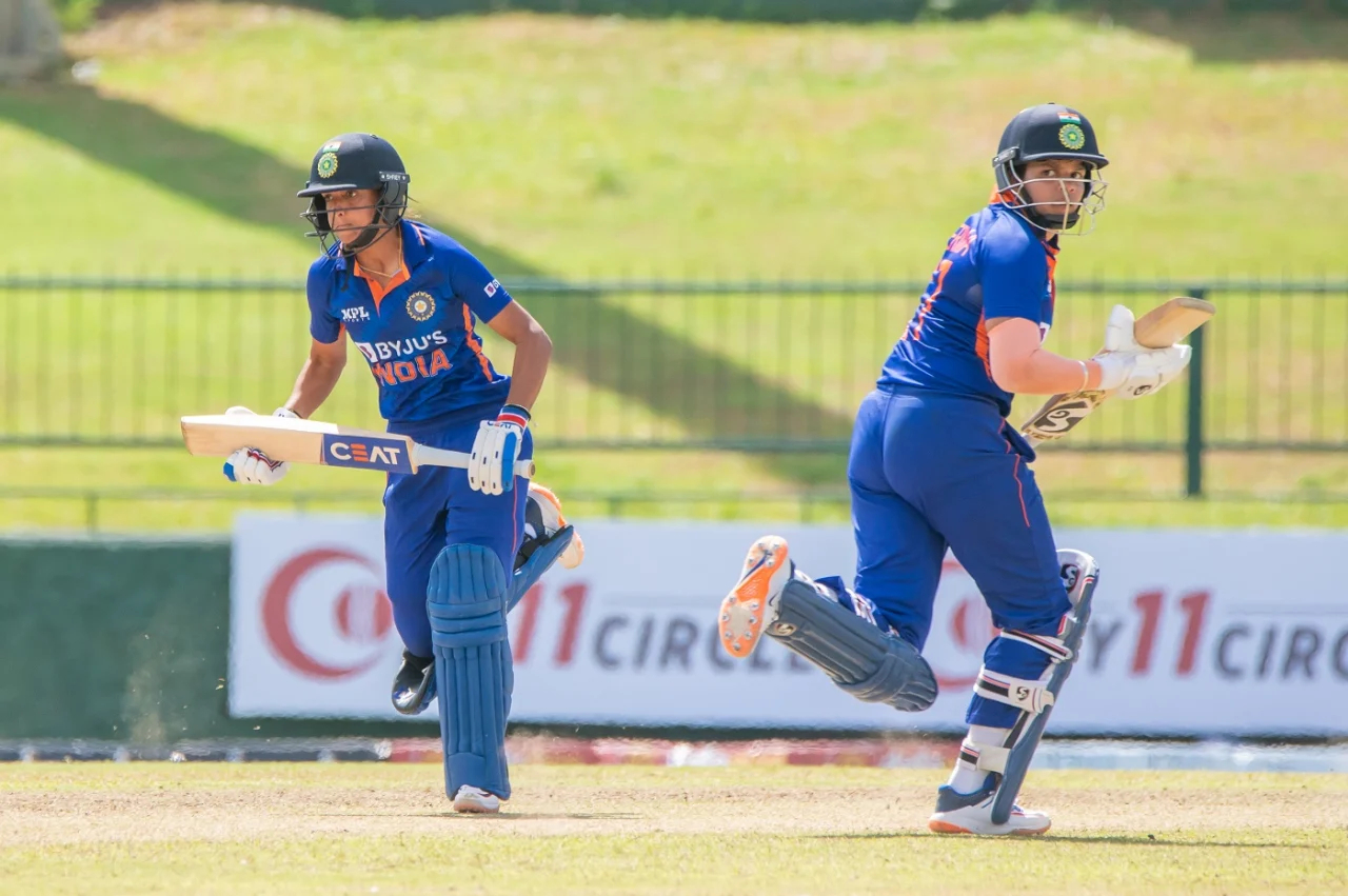 Harmanpreet with 43 and Shafali with 35 were the top-scorers for India | Sri Lanka Cricket