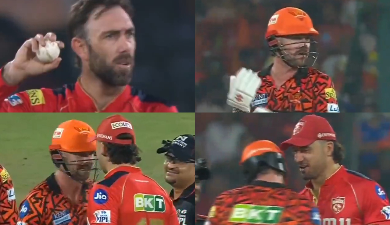 Head butted heads with Maxwell and Stoinis | X