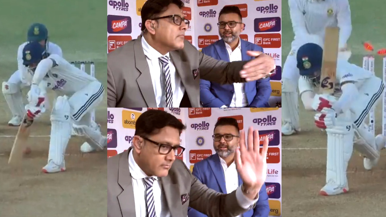 IND v SA 2025: WATCH- Anil Kumble’s epic reaction to KL Rahul’s clean bowled dismissal in second innings