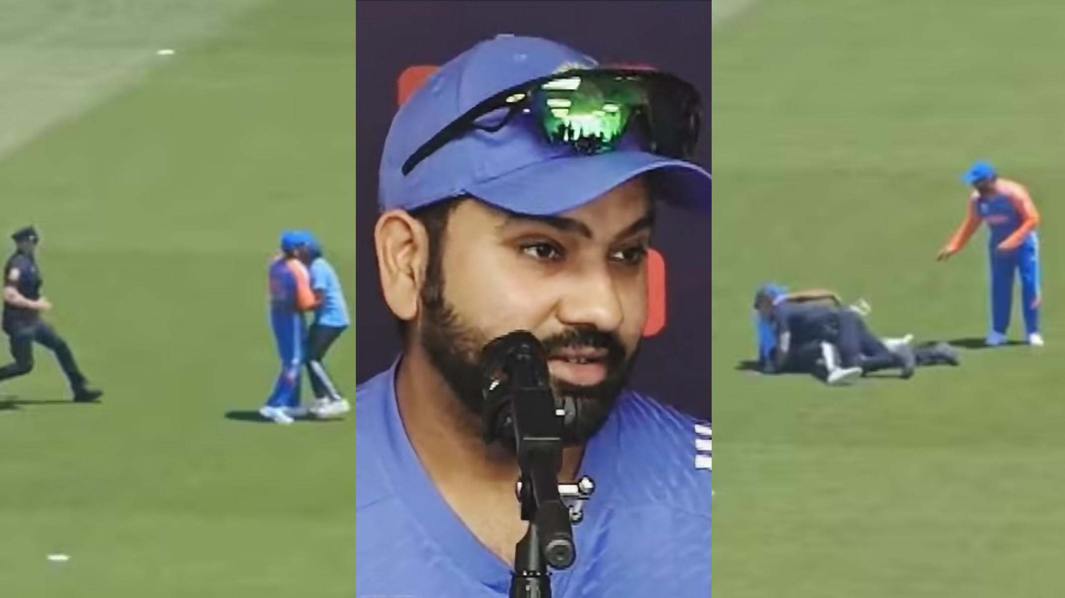 T20 World Cup 2024: “Sawal sahi nahi thha”- Rohit Sharma miffed by intruder question; tells fans not to do it