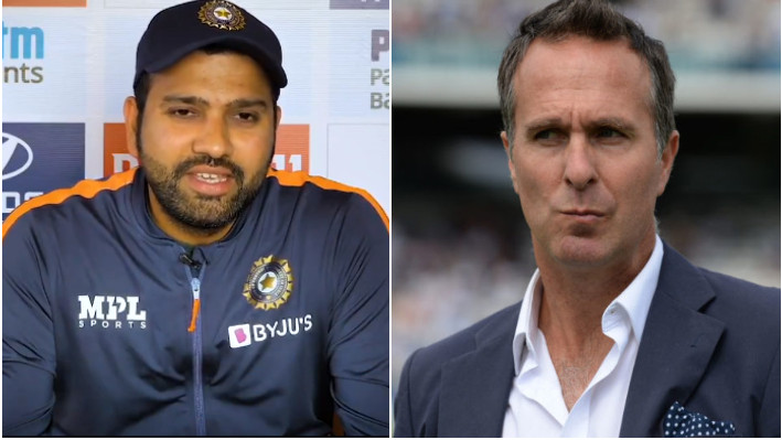 IND v ENG 2021: Michael Vaughan sarcastically reacts to Rohit Sharma's comment on home advantage