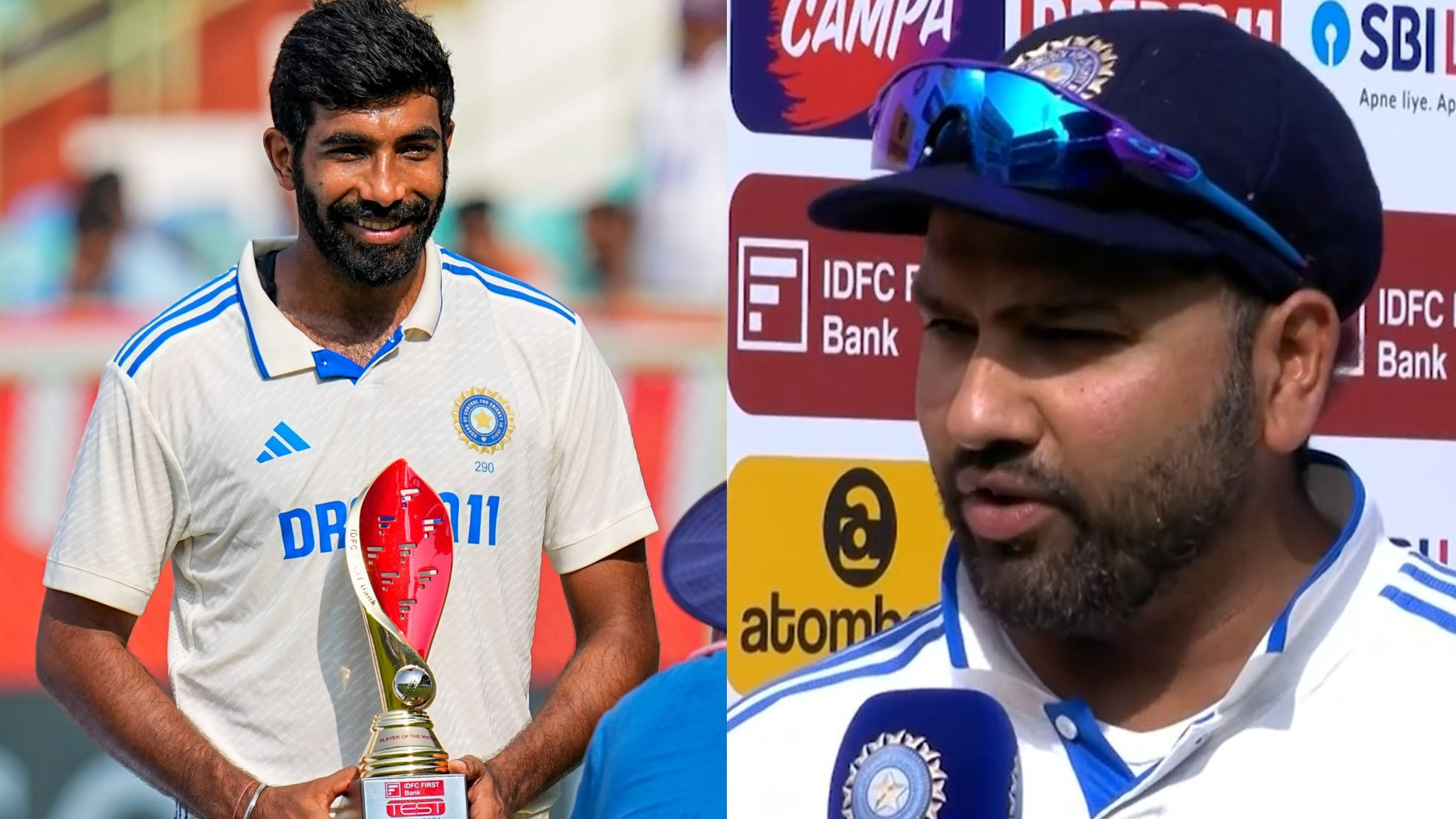 IND v ENG 2024: ‘Jasprit Bumrah has been a champion player for us’- Rohit Sharma after India’s win in Vizag Test