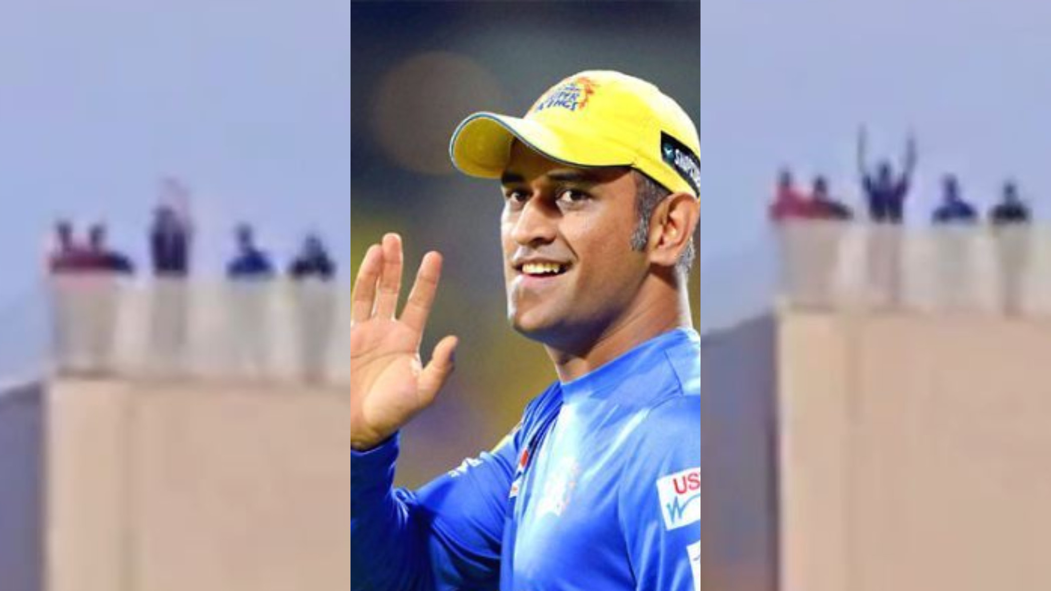 WATCH- MS Dhoni waves from the terrace to his fans on his 42nd birthday