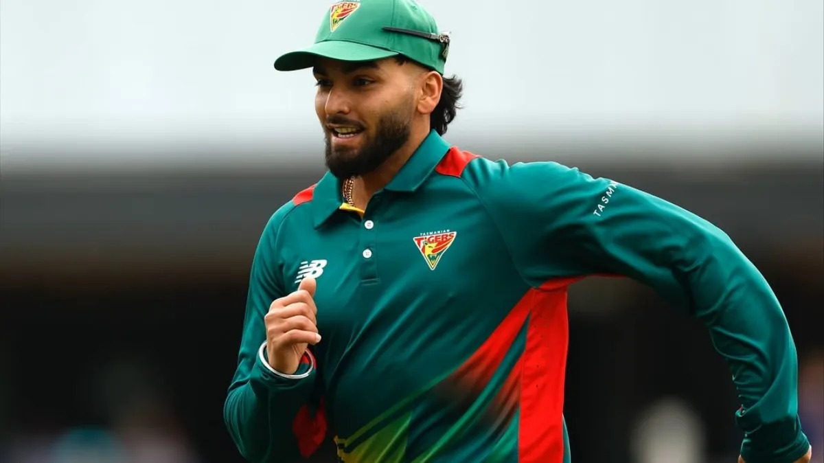 Nikhil Chaudhary plays for Tasmania in Australia  | Tasmanian Tigers/Instagram