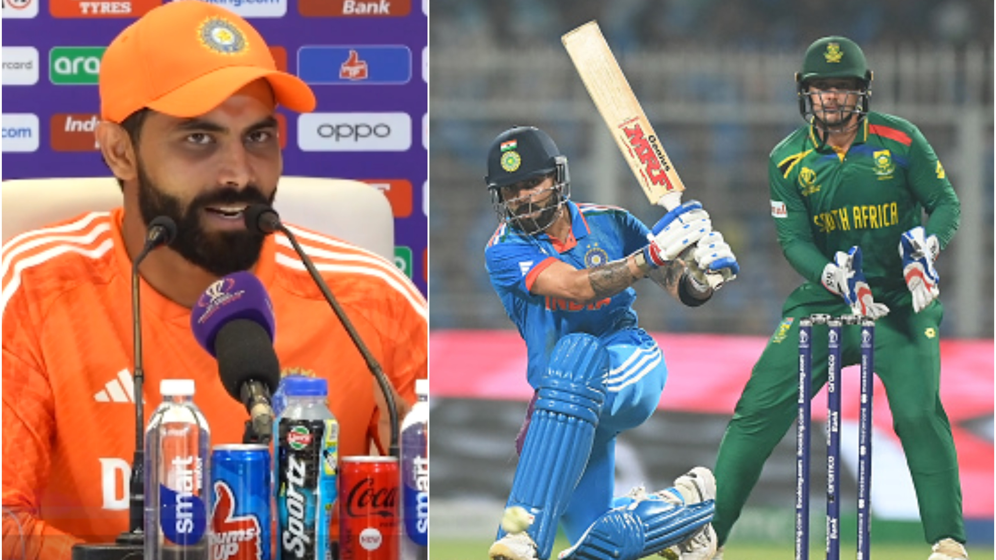 CWC 2023: “It was a tough pitch, 260-270 looked par,” Jadeja lauds Kohli’s gritty century against South Africa in Kolkata