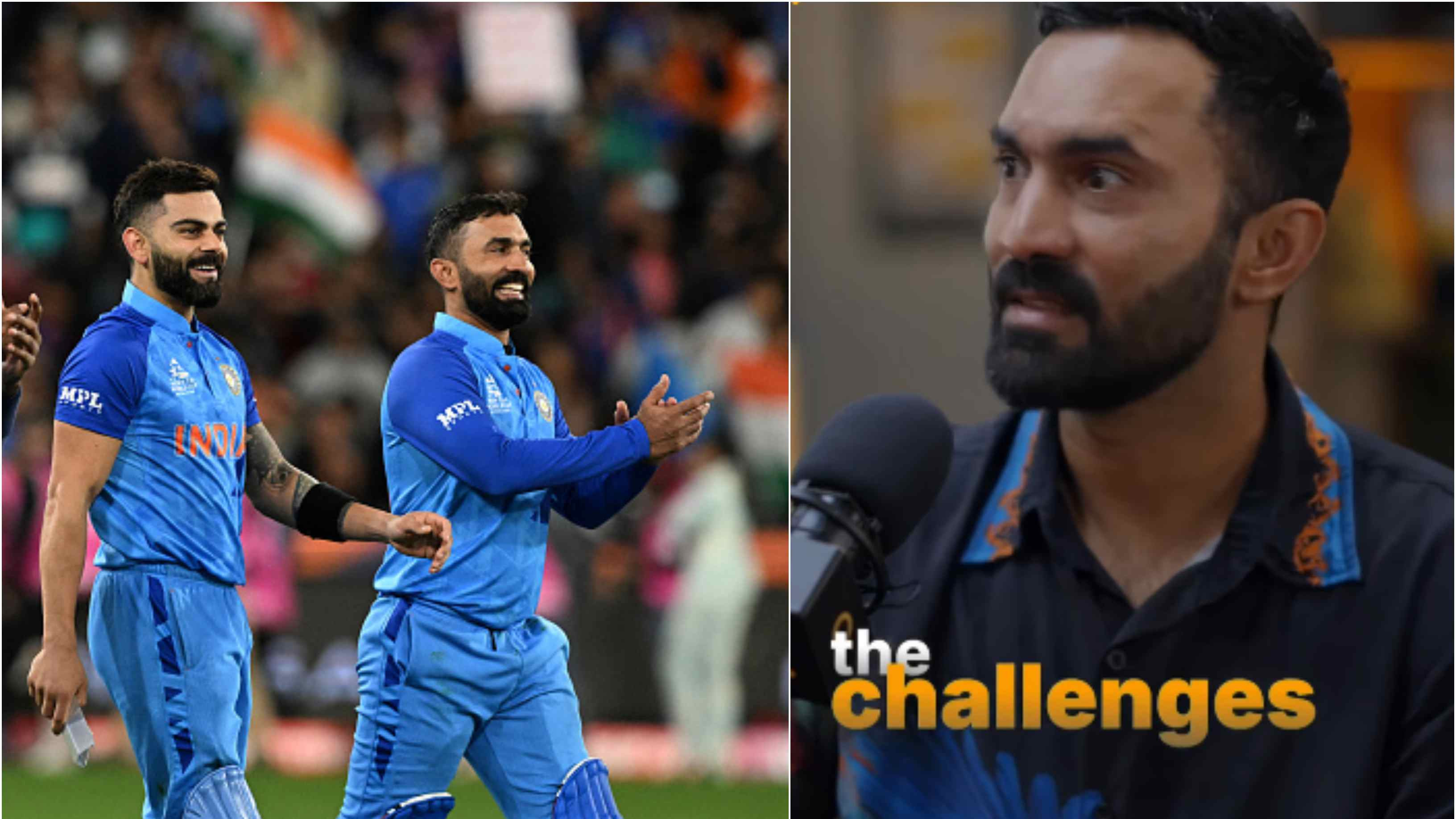 “He told the world…,” Dinesh Karthik credits Virat Kohli for his India comeback twice