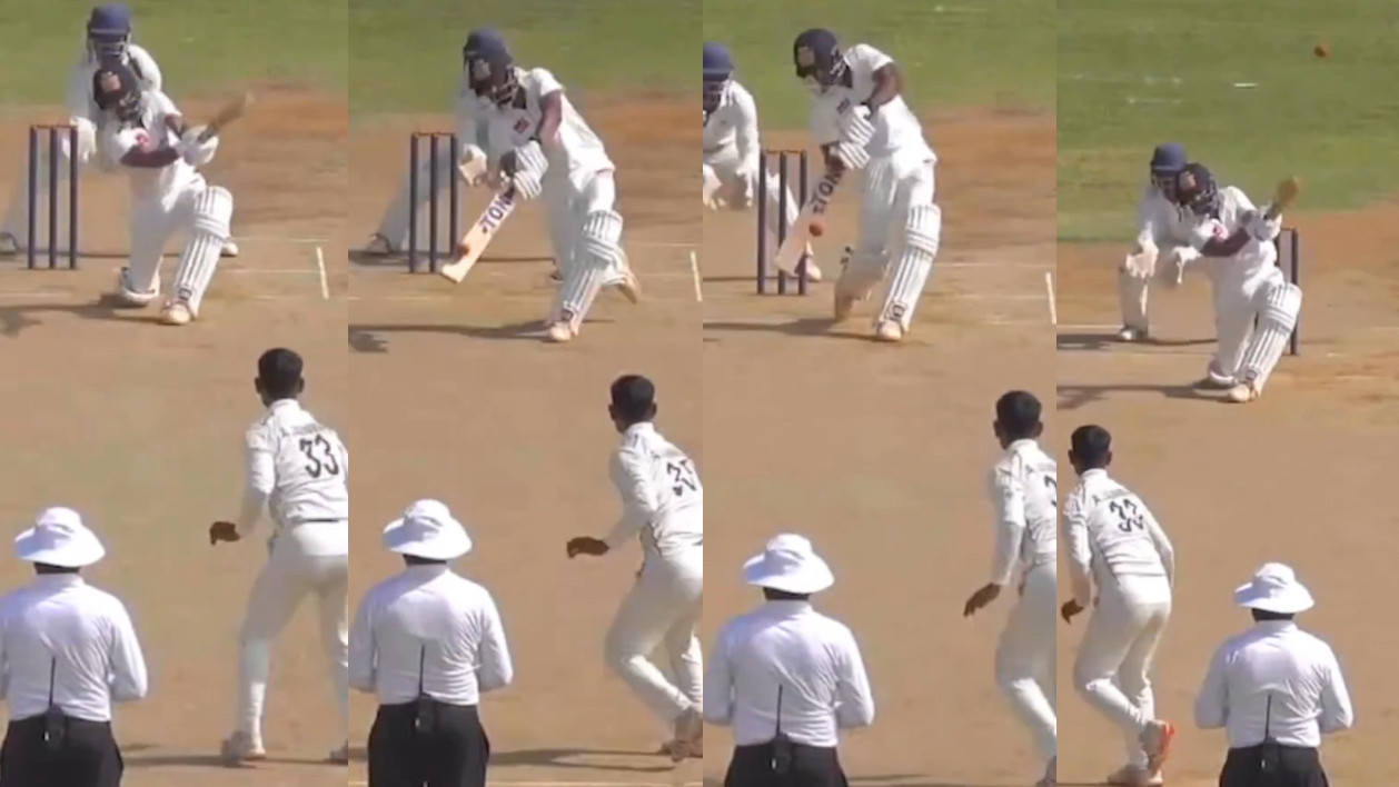 WATCH- Ruturaj Gaikwad hits 4 sixes in an over en-route to brilliant ton in Buchi Babu tournament