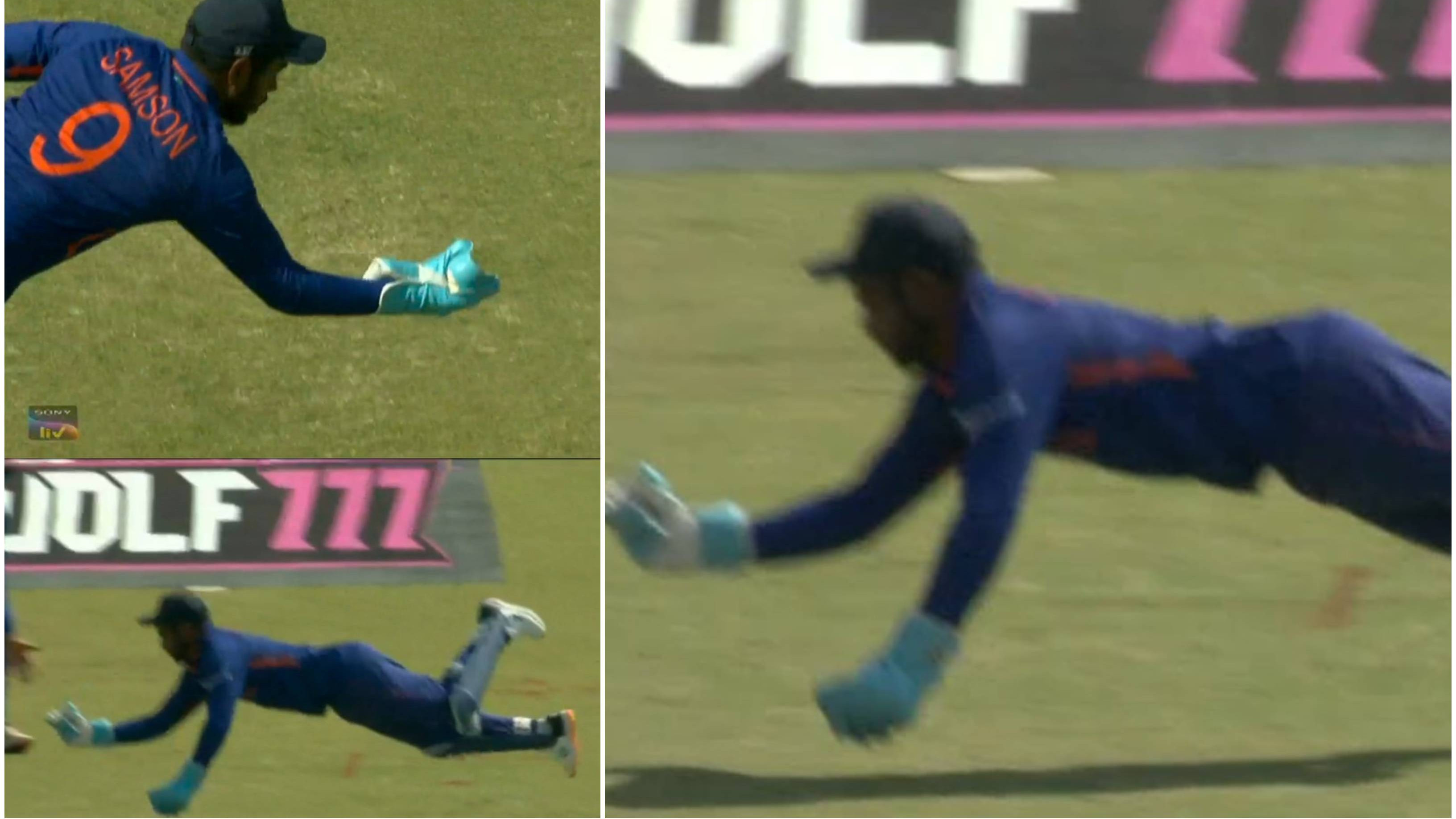 ZIM v IND 2022: WATCH – Sanju Samson pulls off a one-handed stunner behind the stumps in 2nd ODI