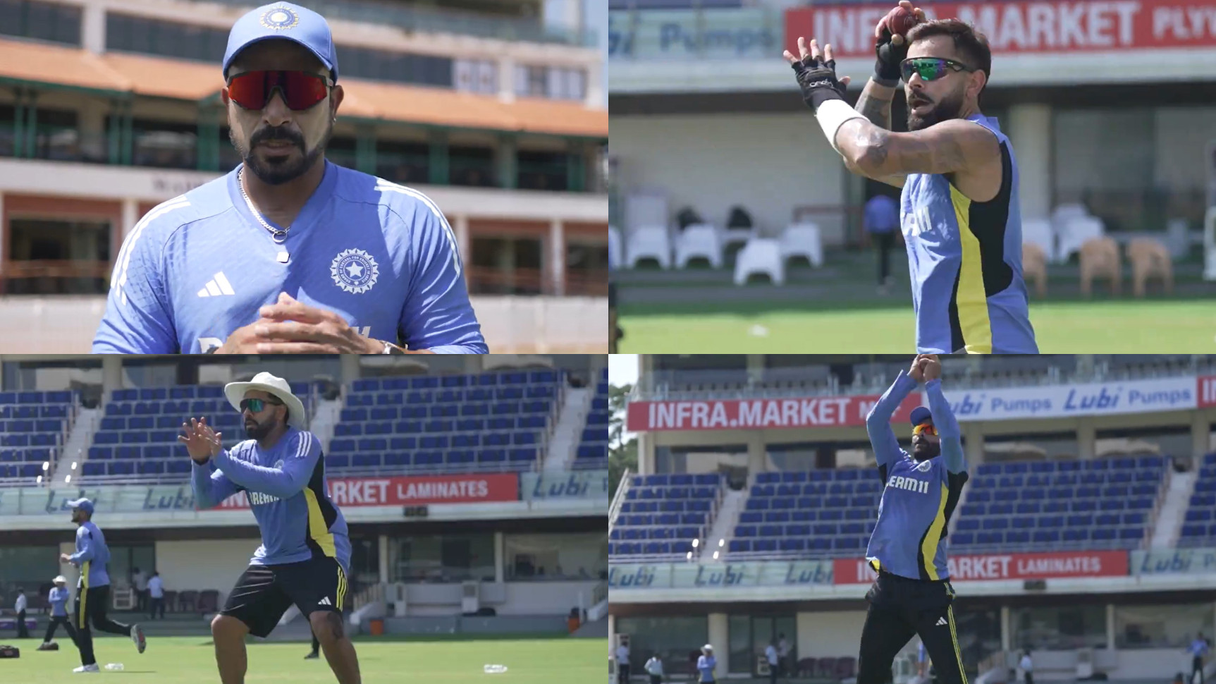 IND v BAN 2024: WATCH- Virat Kohli’s team triumphs in India’s intense fielding session ahead of 1st Test