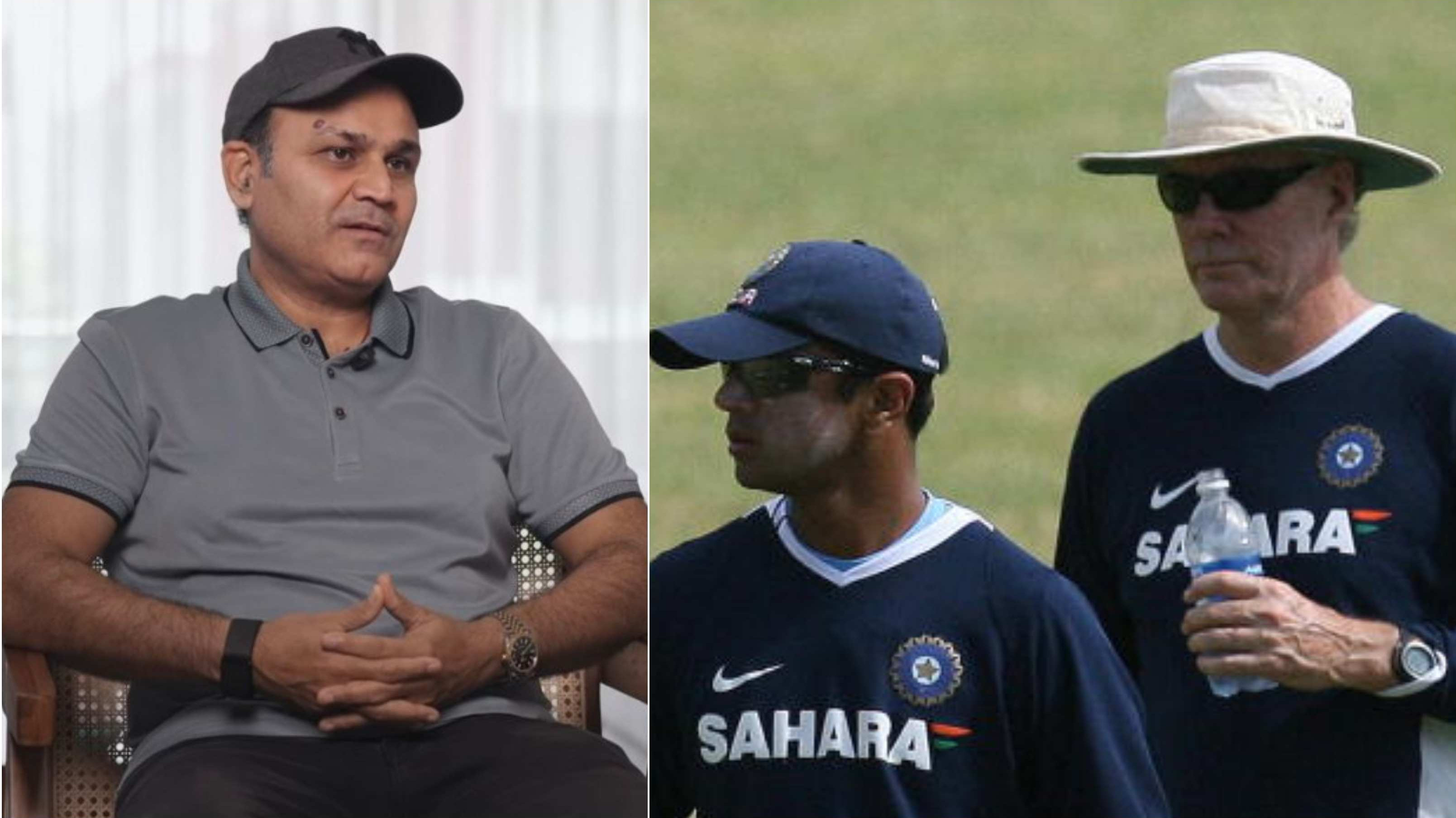 'Tell you coach not to come near me': Sehwag recalls his stern warning to Dravid after argument with Greg Chappell