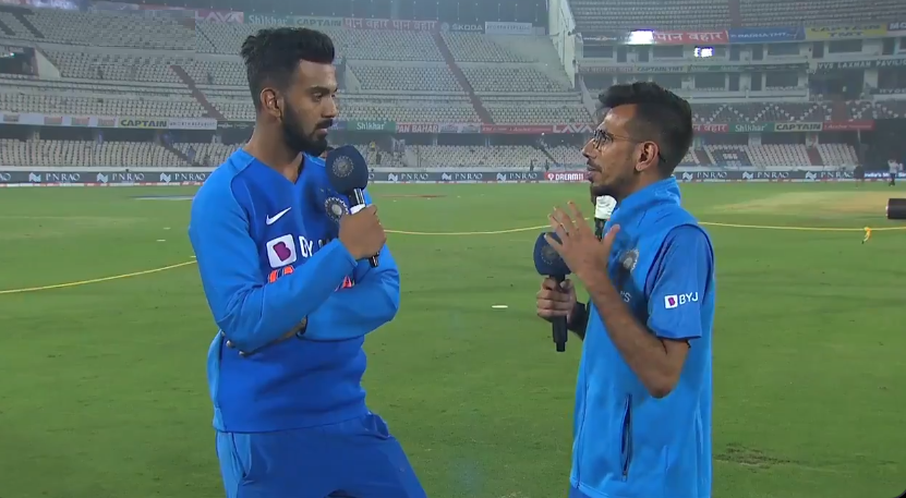 IND v WI 2019: WATCH - KL Rahul shows his humorous side on Chahal TV with  Yuzvendra Chahal