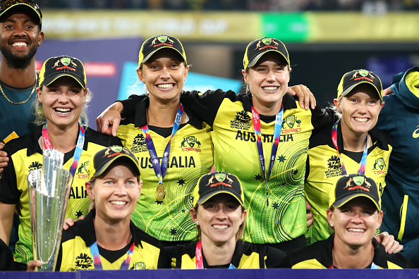 Australia's winning team | Getty