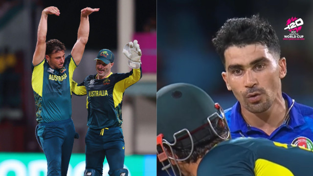 T20 World Cup 2024: WATCH- Rahmanullah Gurbaz has a go at Marcus Stoinis in recent AFG v AUS match