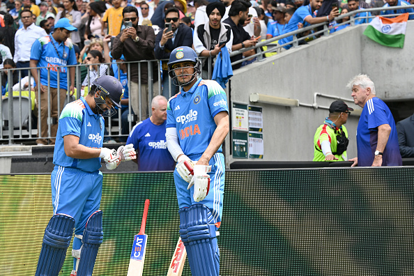 Shubman Gill and Rohit Sharma | Getty