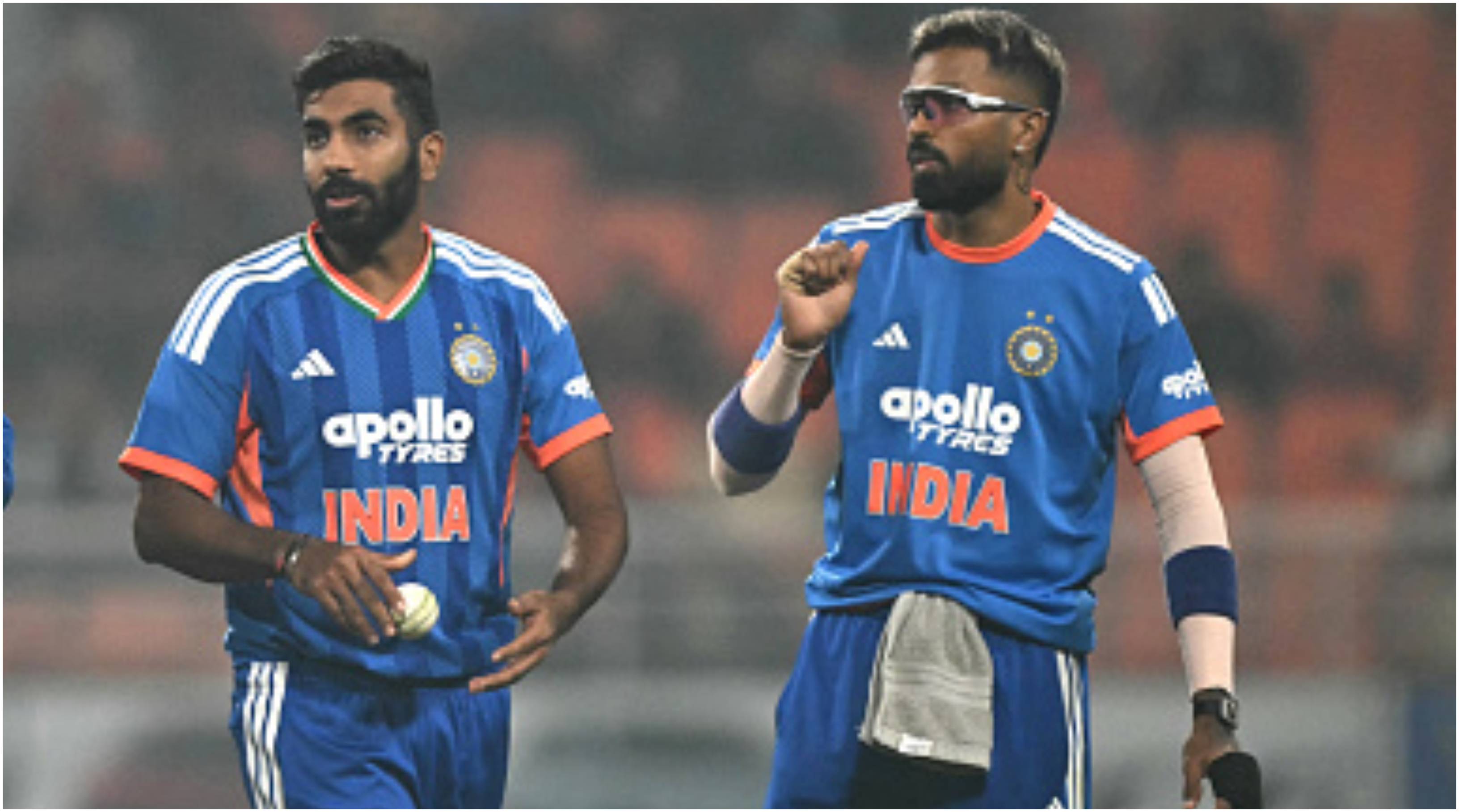 Jasprit Bumrah and Hardik Pandya | Getty