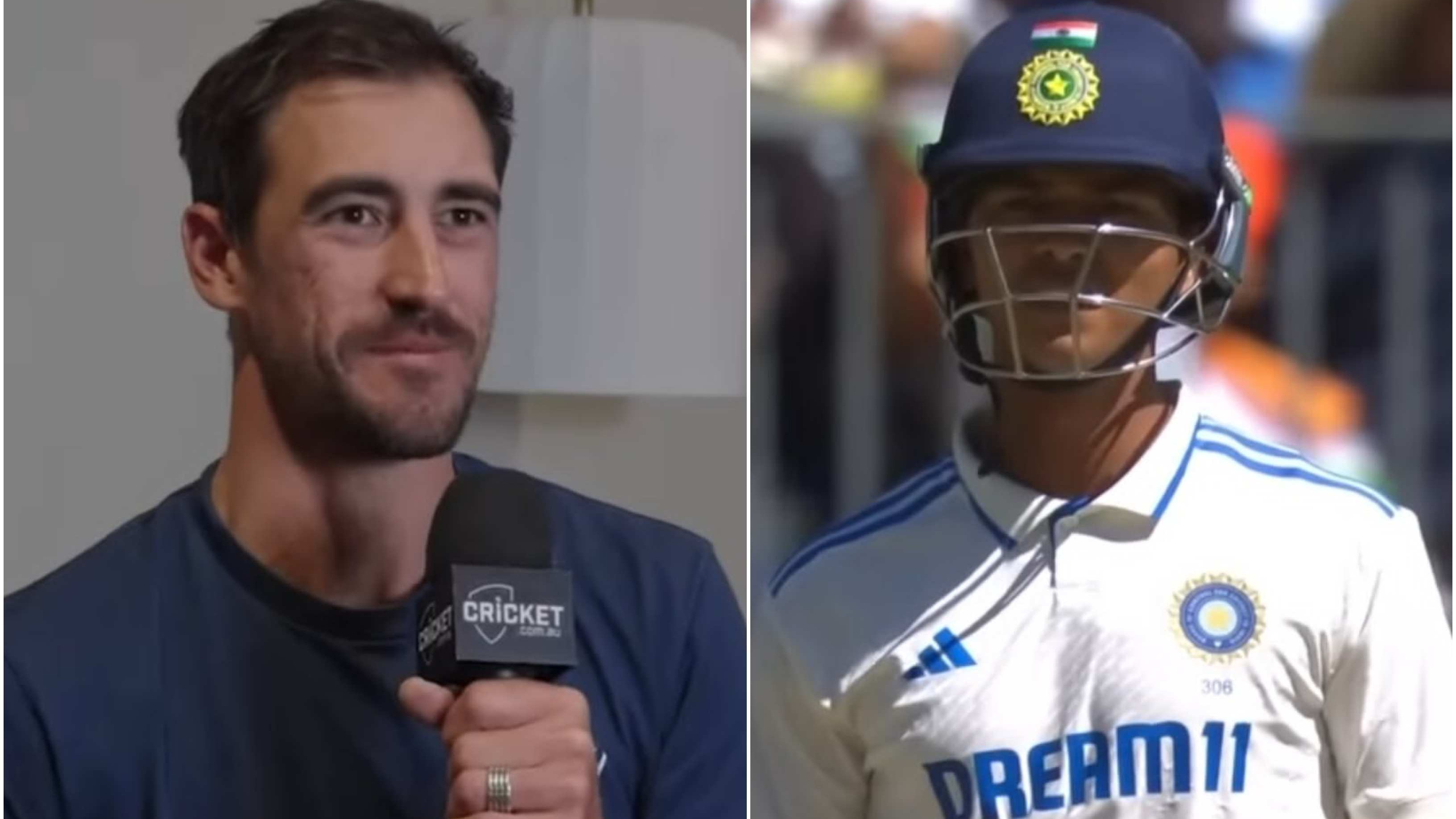 BGT 2024: WATCH - Mitchell Starc reacts to Yashasvi Jaiswal’s “bowling too slow” sledge during Perth Test