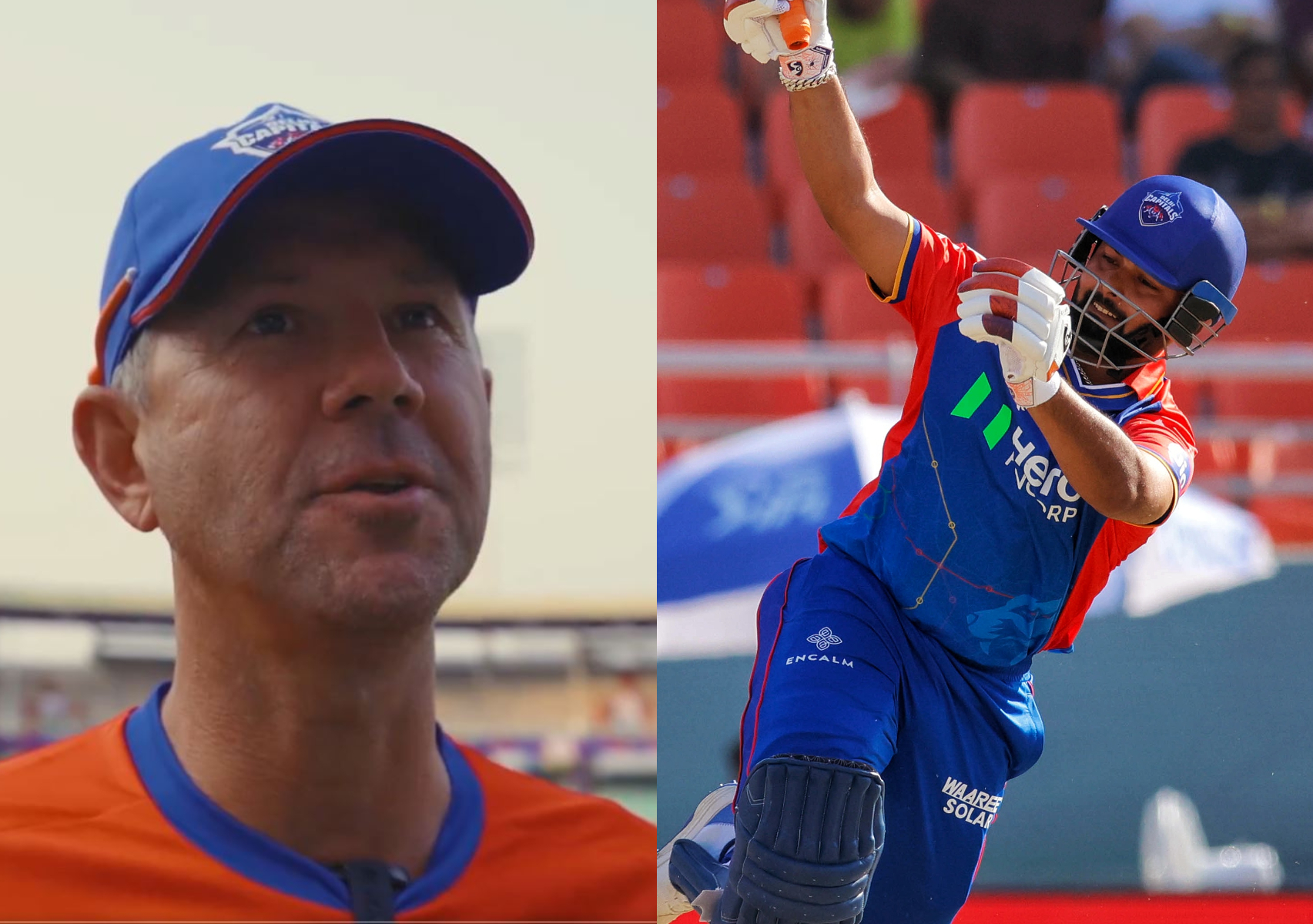 Ricky Ponting and Rishabh Pant for DC | DC X