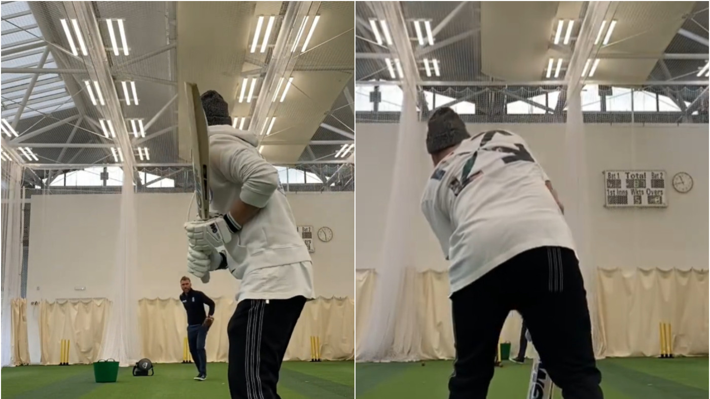 WATCH - Ben Stokes posts his first training session clip after finger surgery