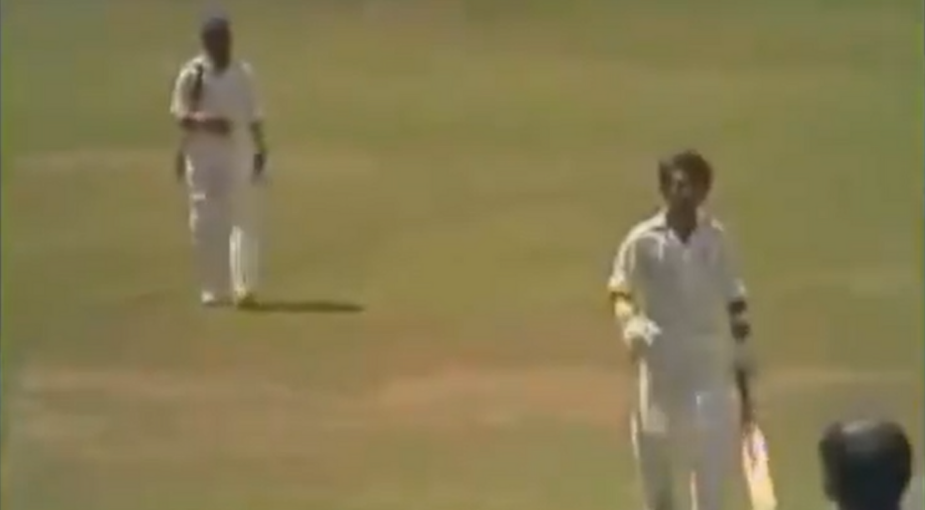 Sunil Gavaskar walked off the ground with his opening partner in the 1981 Melbourne Test | Screengrab