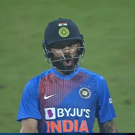 Kohli slammed 70* in 29 balls with 7 sixes to his name | Screen shot