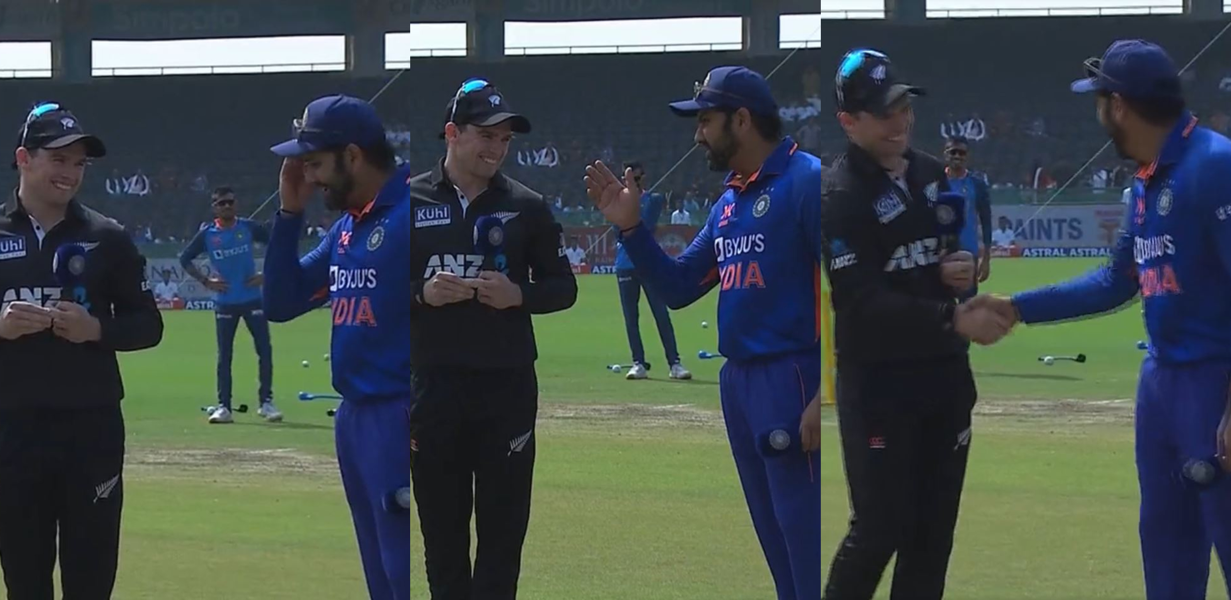 Rohit Sharma seemingly forgot what team decision was after winning the toss | BCCI