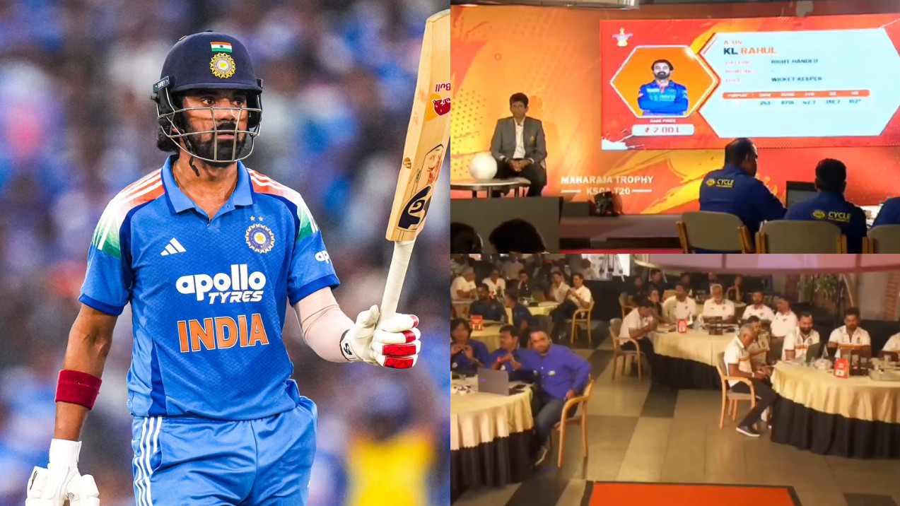 WATCH- KL Rahul goes unsold in Maharaja Trophy KSCA T20 2026 auction; real reason behind this revealed