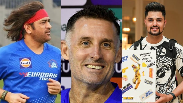 IPL 2024: CSK coach Michael Hussey opens up about MS Dhoni's knees; reveals Sameer Rizvi's batting position