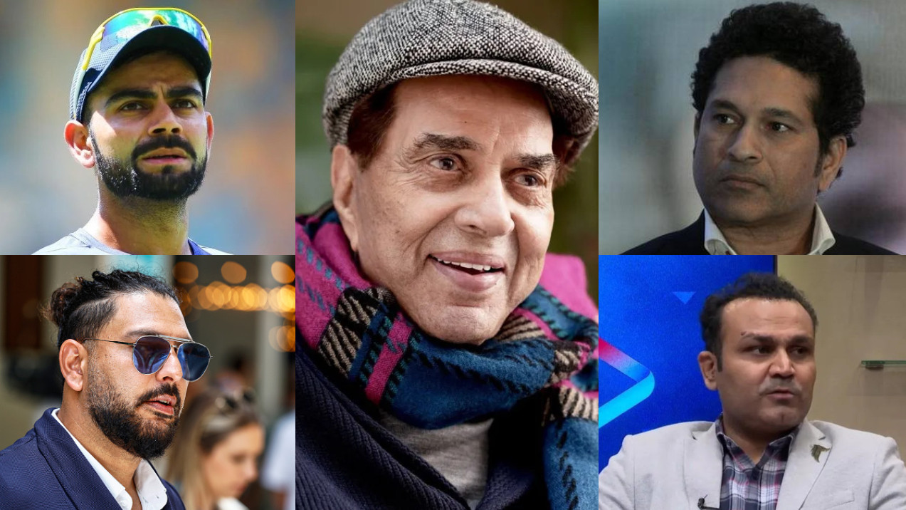 Legendary actor Dharmendra passes away at 89; Indian cricket fraternity shares condolences