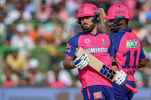 Riyan Parag and Sanju Samson | Getty