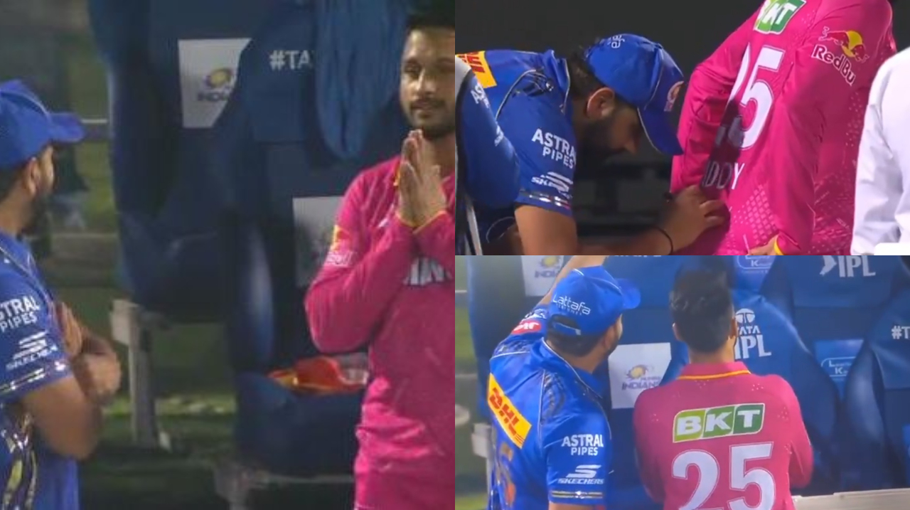 Rohit Sharma and Akash Madhwal | X