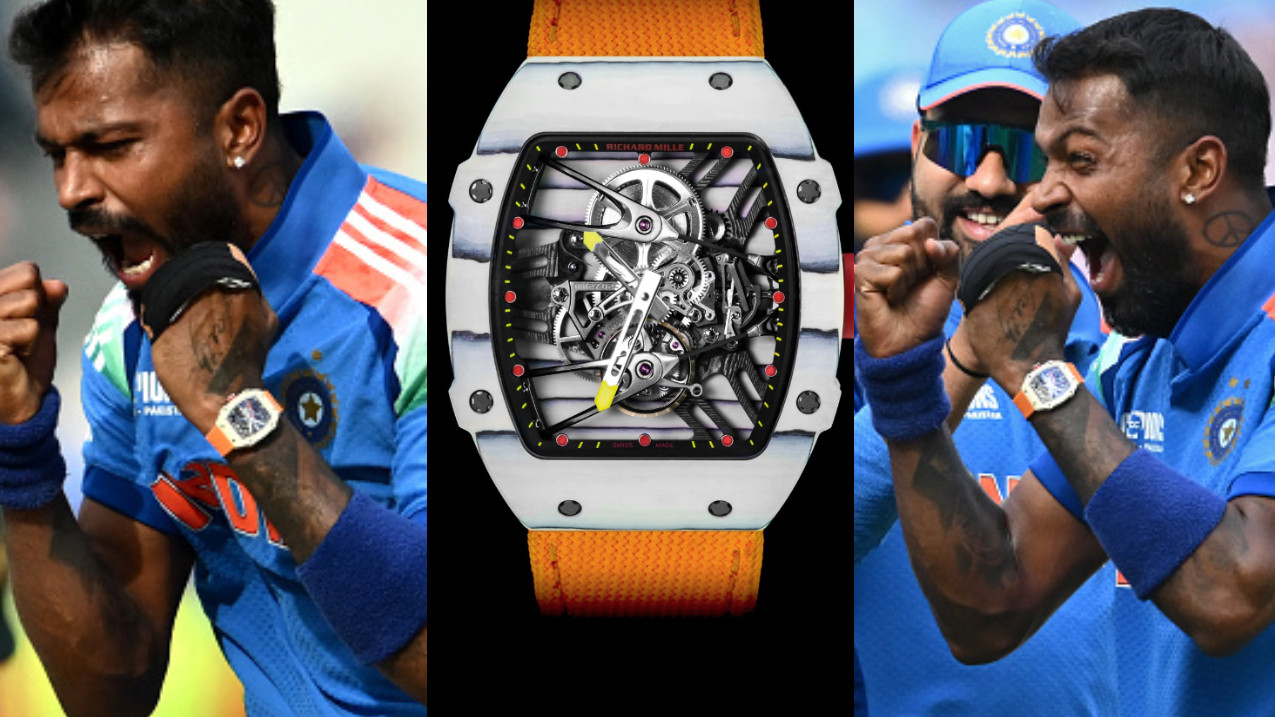 CT 2025: Hardik Pandya flaunts INR 7 crore watch during India v Pakistan Champions Trophy Clash