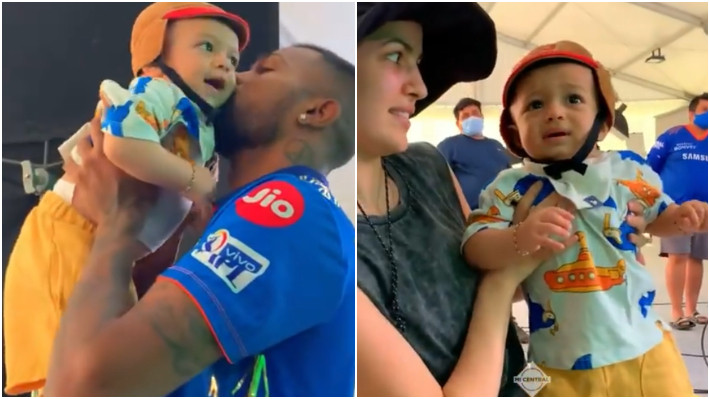 WATCH - Mumbai Indians post an adorable video featuring Hardik, Natasa, and Agastya on Mother's Day