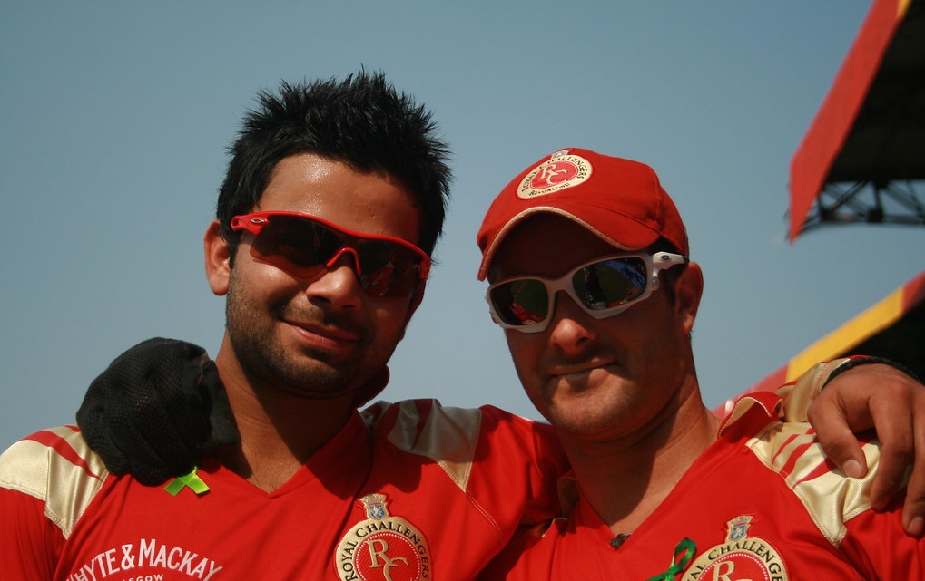 Mark Boucher and Virat Kohli | RCB website