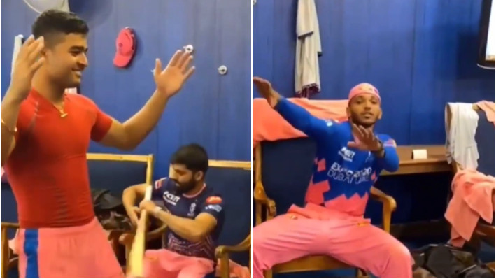 IPL 2021: WATCH - Riyan Parag celebrates Rajasthan Royals' first win; Chetan Sakariya joins him