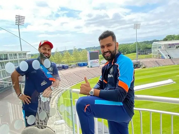 Previously Rohit Sharma and Rishabh Pant were seen in a photo shared by Rohit on his Instagram 