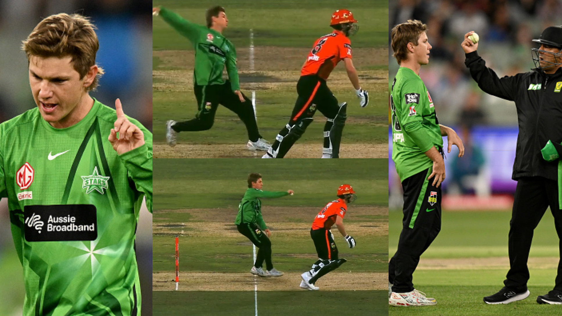 BBL 12: WATCH- Adam Zampa’s run-out attempt at non-striker’s end deemed not out due to rules
