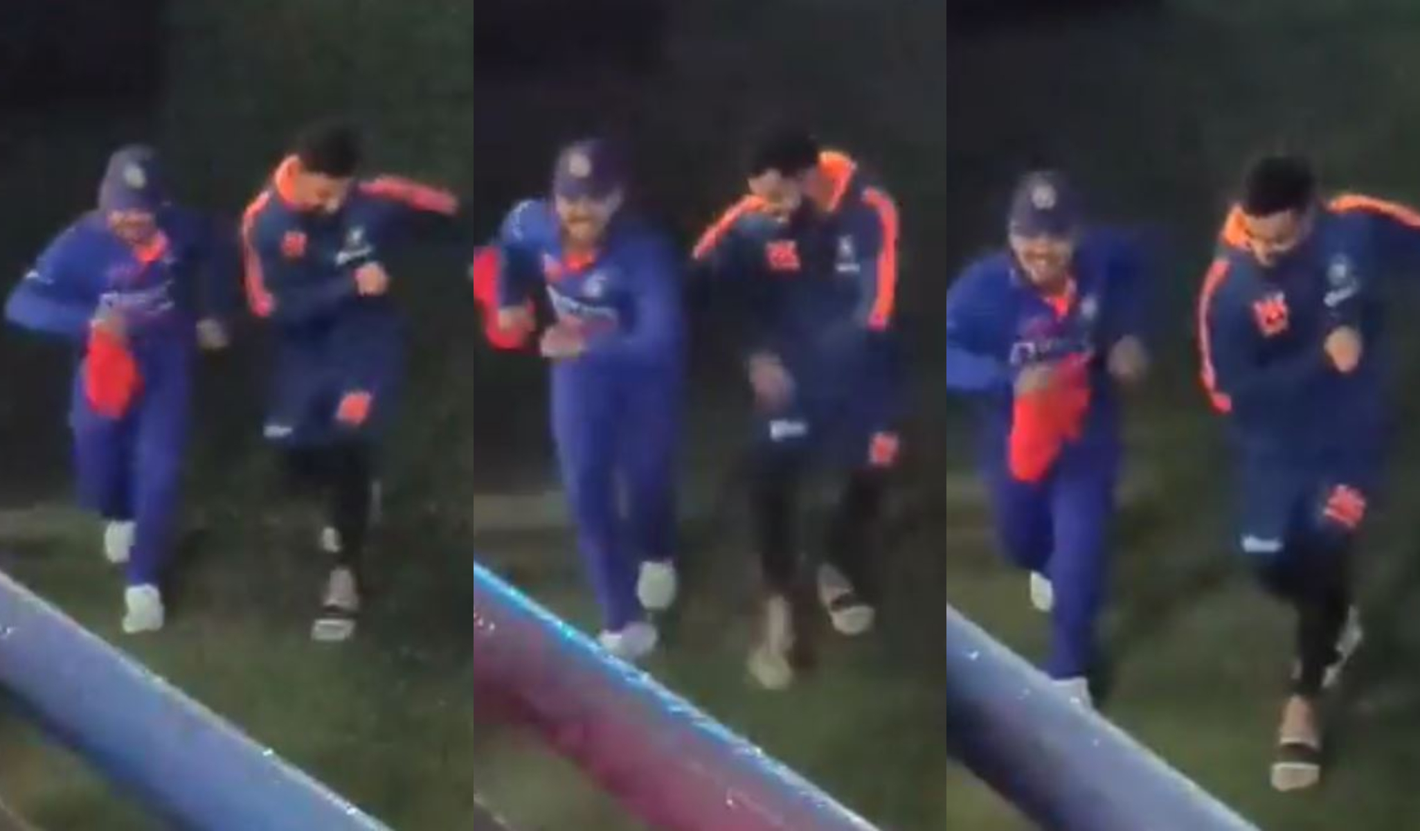 Ishan Kishan and Virat Kohli dancing on the sidelines during Kolkata ODI | Twitter