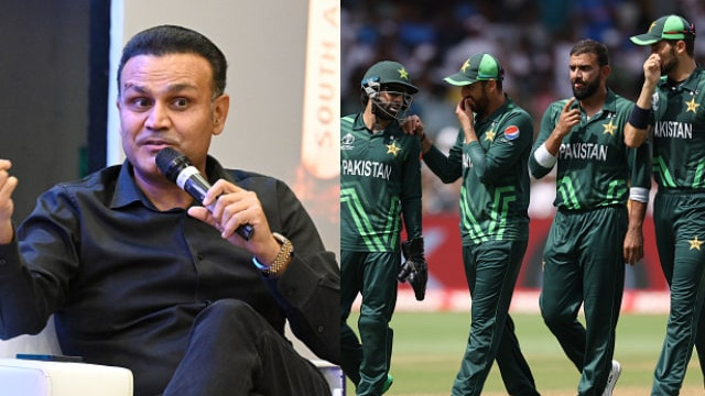 CWC 2023: Virender Sehwag strikes again, takes brutal 'Wasim Akram' dig at Pakistan's bowling attack