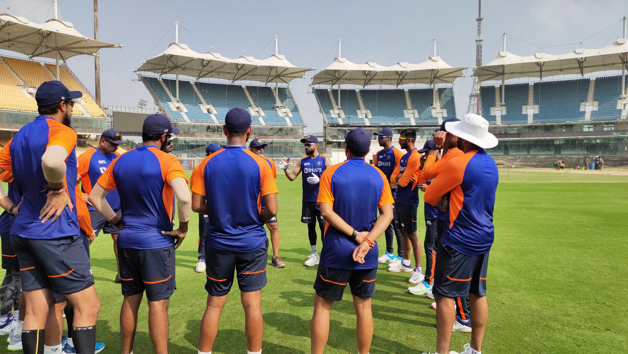 The Indian team management is now overseeing the pitch preparation alongside local groundsman | BCCI