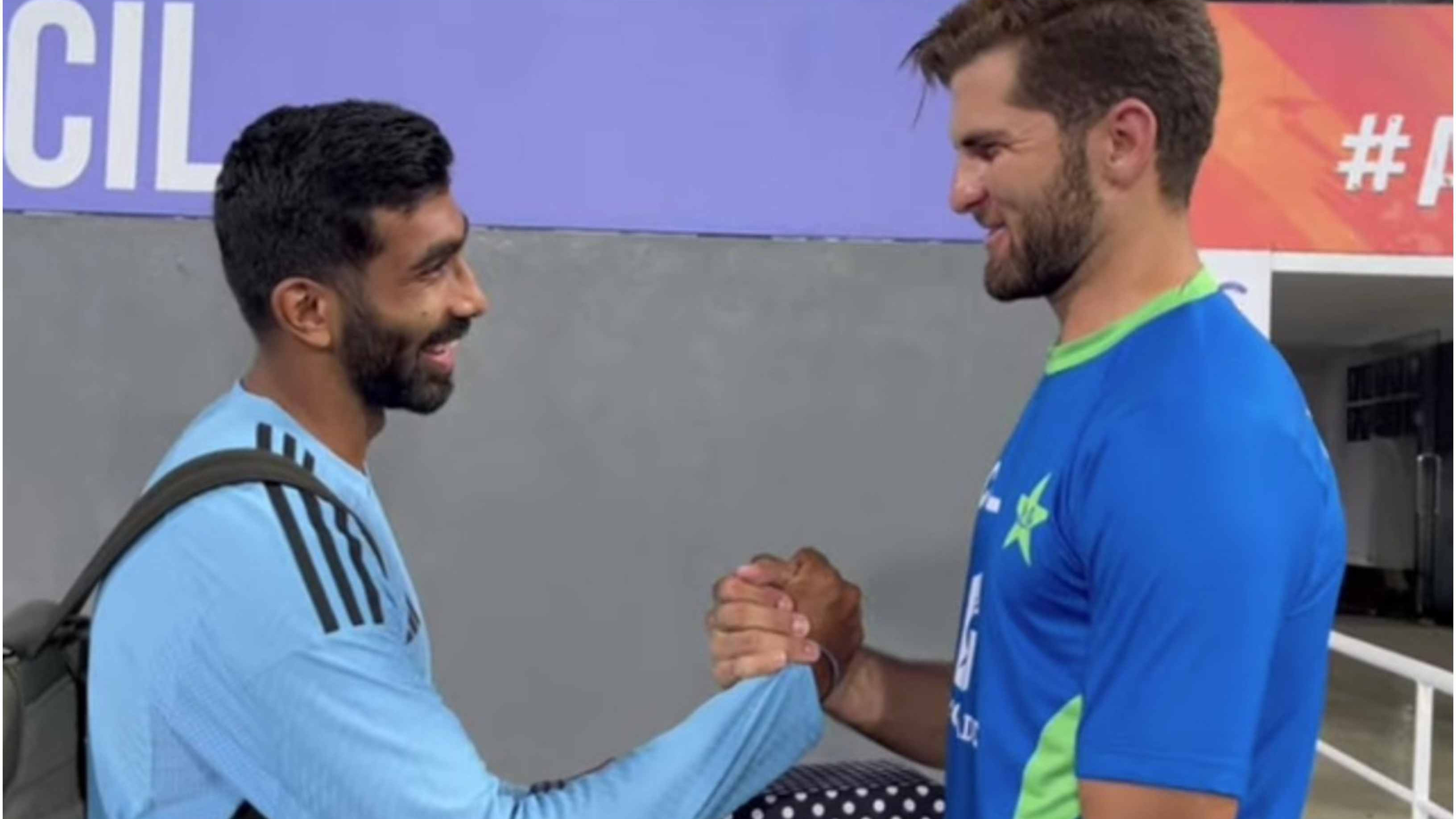 Asia Cup 2023: WATCH – Shaheen Afridi presents a gift to Jasprit Bumrah; congratulates him on becoming father