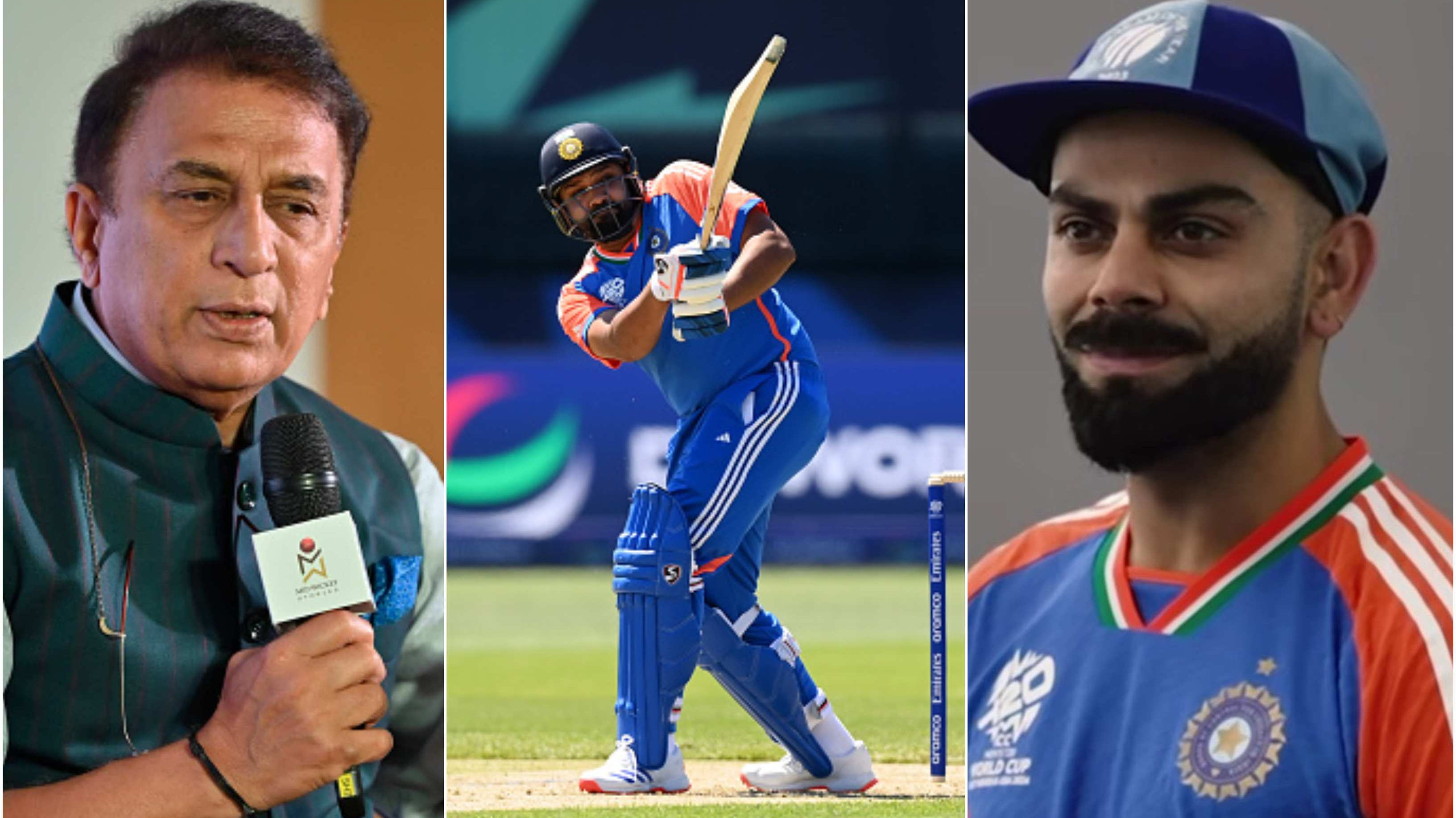 “He is in that rhythm,” Sunil Gavaskar wants Virat Kohli to open alongside Rohit Sharma in T20 World Cup 2024