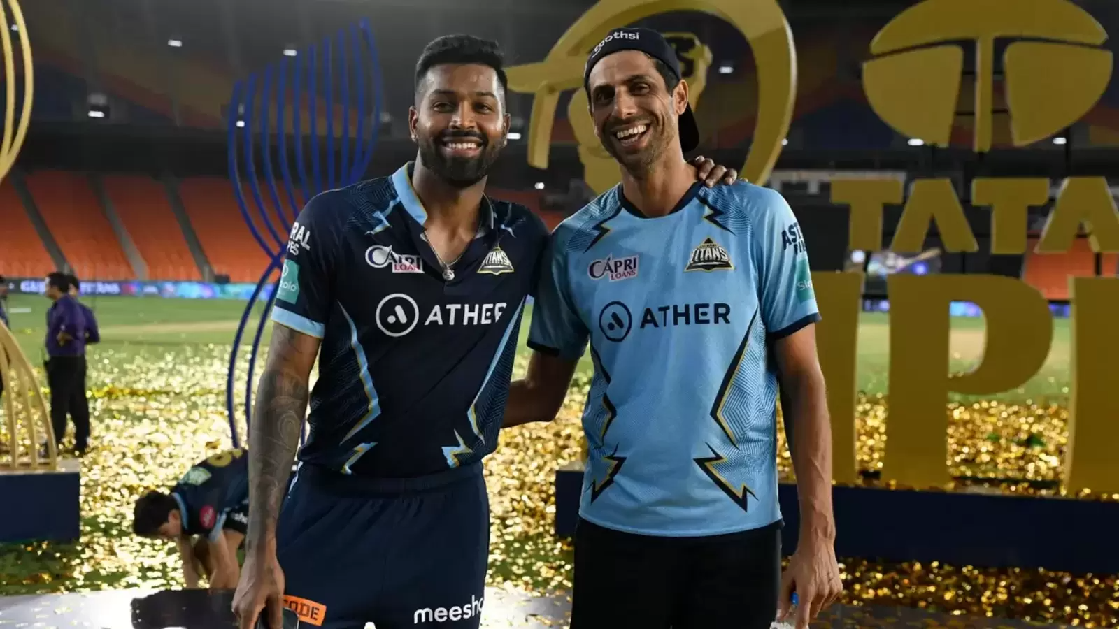 Hardik Pandya and Ashish Nehra | BCCI-IPL