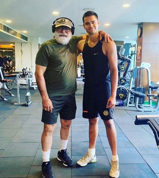 Arjun Tendulkar with Yograj Singh | Instagram