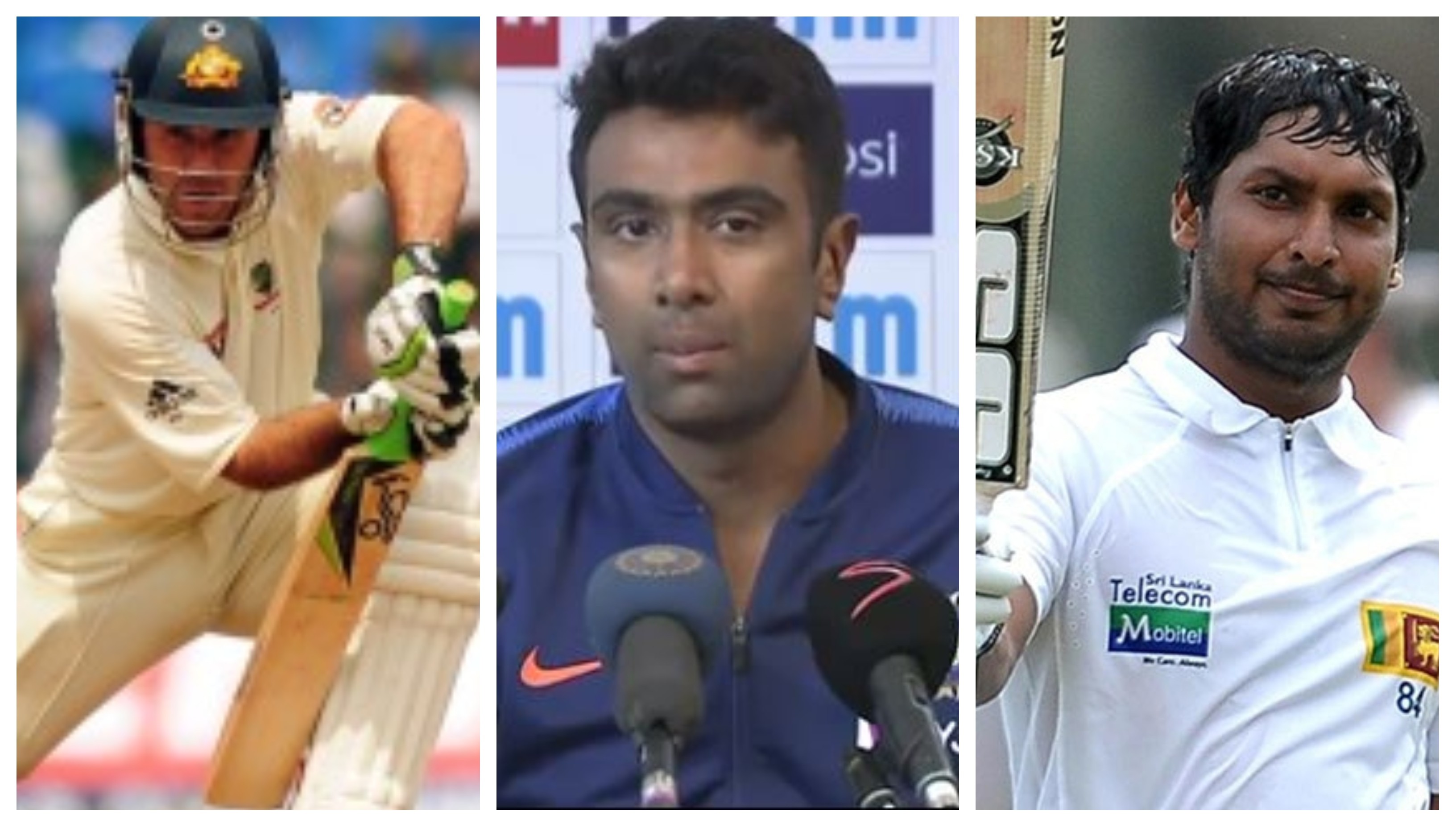 R Ashwin talks about his contrasting experiences bowling to Ponting and Sangakkara 