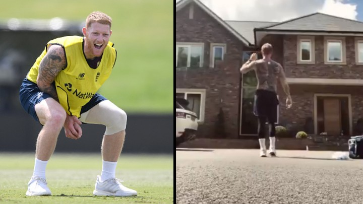 WATCH: Ben Stokes has a funny 'life saving' message for fellow cricketers training at home