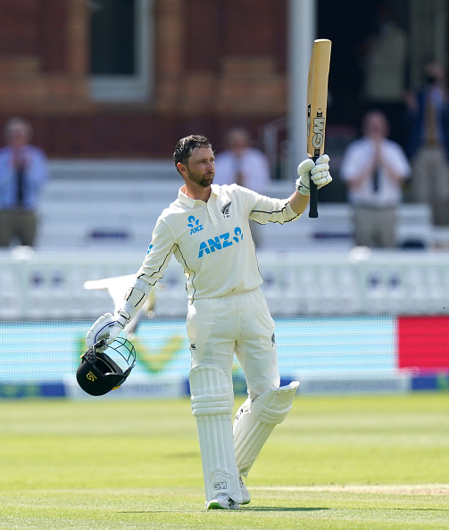 Devon Conway became the second Kiwi batsman to score a debut Test double ton | Getty