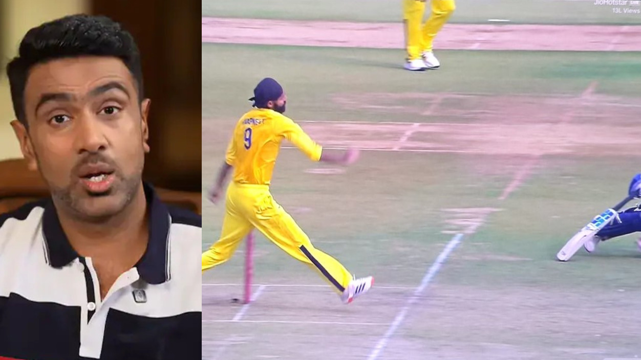 “Why face backlash!”- R Ashwin reacts to missed run-out chance at bowler’s end in TN v DEL match in SMAT 2025